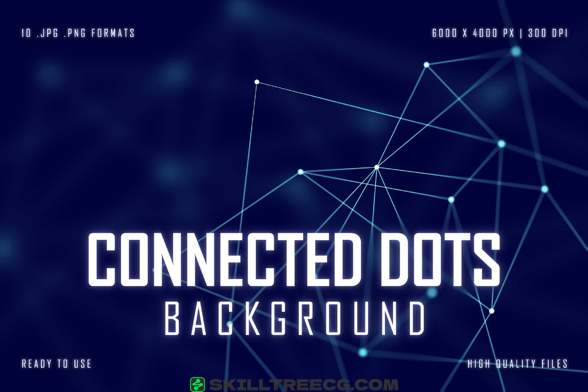 Connected Dots Backgrounds（315036）-技能树